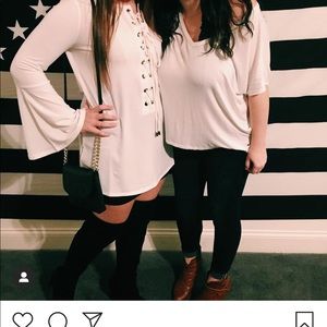 White long sleeve tunic